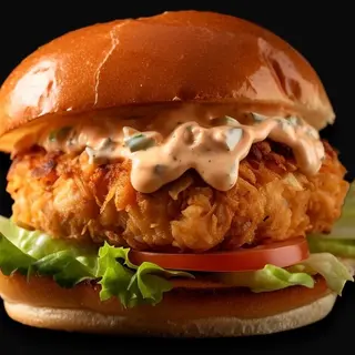 Hamburguesa de pollo Katsu