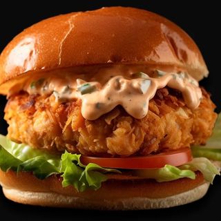 Hamburguesa de pollo Katsu