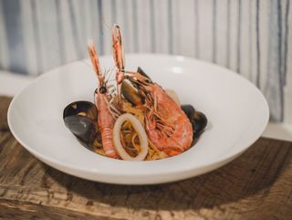 Pappardelle Con Mariscos