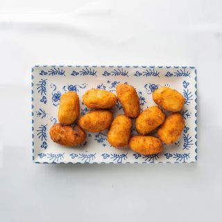 Croquetas Caseras De Gambas Y Merluza