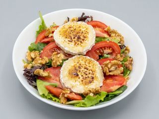 Ensalada de queso de cabra