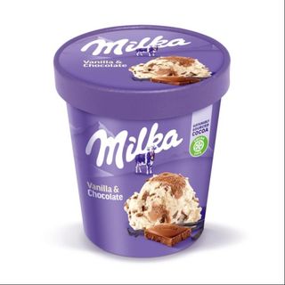 Helado/Izozkia - Milka Vainilla/Chocolate (480ml)