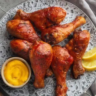 Tandoori Chicken + pan/ naan + salsa curry