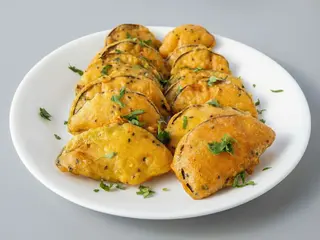 Pakora de berenjena