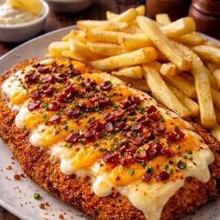 Pechuga De Pollo Rebozada Cheddar