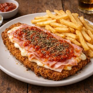 Milanesa de Ternera Rebozada Napolitana