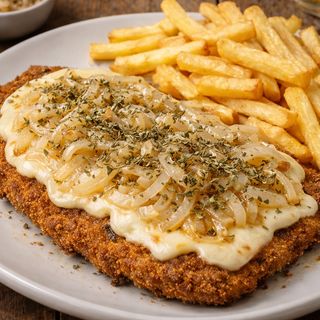 Milanesa de Ternera Rebozada Fugazzeta