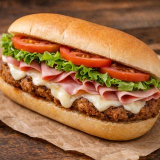 Bocadillos de Milanesa de Ternera Napolitana