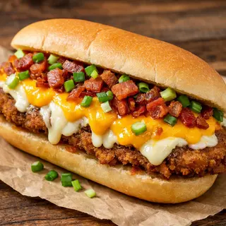 Bocadillos de Milanesa de Ternera Cheddar