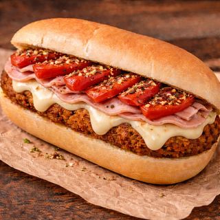 Bocadillos de Milanesa de Ternera a la pizza