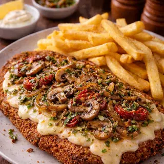 Milanesa de Ternera Rebozada Siciliana