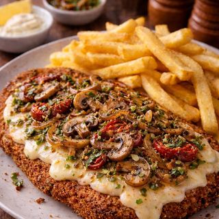 Milanesa de Ternera Rebozada Siciliana