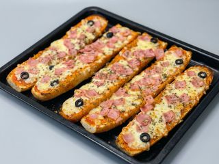 Panini de pernil dolç amb mozarella