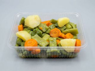 Plat de verdura al vapor