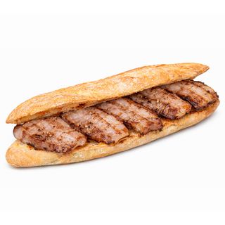 Bocata panceta a la brasa