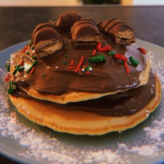 Pancakes nutella + kinder Bueno