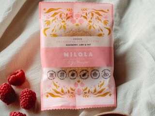 Galleta de Frambuesa, Lima y Avena (Sin gluten, sin lácteos, vegetariana)