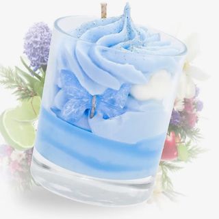 Vela artesanal: mariposa