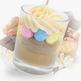 Vela artesanal: chocolate