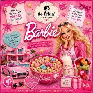 CAJA DESAYUNO BARBIE