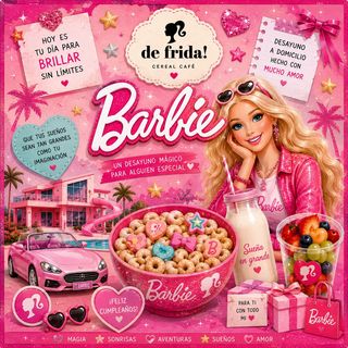 CAJA DESAYUNO BARBIE
