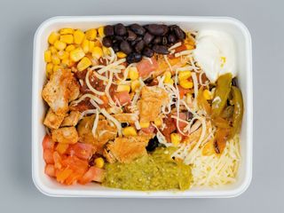 Burrito desnudo de pollo