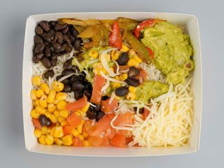 Burrito desnudo vegetal (Guacamole)