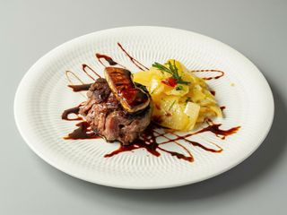 Solomillo en Perigourdine de boletus