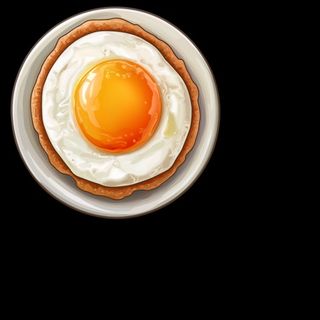 Huevos Estrellados Con Jamón (Tapa)