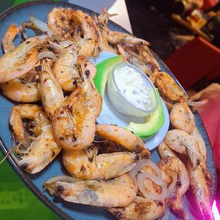 langostinos a la plancha