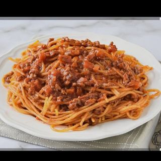 Pasta a la boloñesa