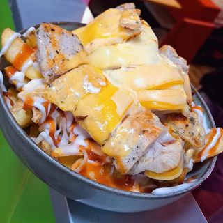 Yaroa de batata y pollo