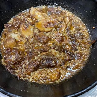 Caldereta de arroz con pitu