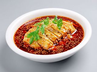 Pollo especial con salsa picante