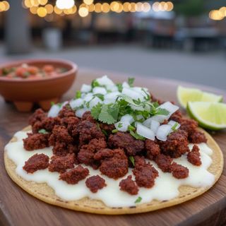 TACO DE CHORIZO MEXICANO