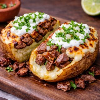 PAPA RELLENA DE ARRACHERA