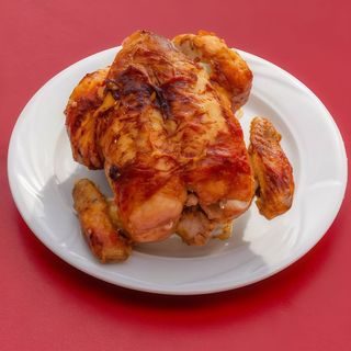 Pollo asado con patatas 