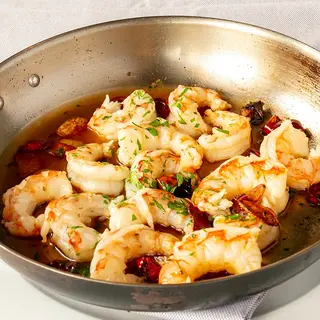 Colitas de gamba alistada