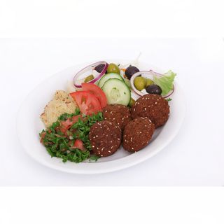 menú plato falafel