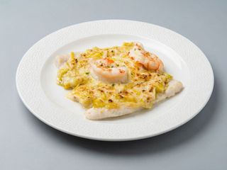 Lenguado En Filetes A La Crema De Puerros