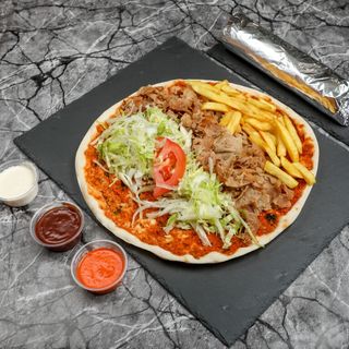 Pizza Lawasa Con Patatas ( relleno de patatas)