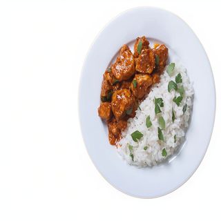 Arroz Blanco Con Pollo