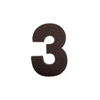 NÚMERO 3 EN CHOCOLATE