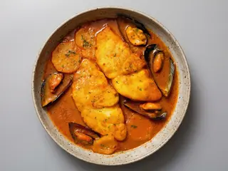 Tapa Rape con Salsita de Pescadores