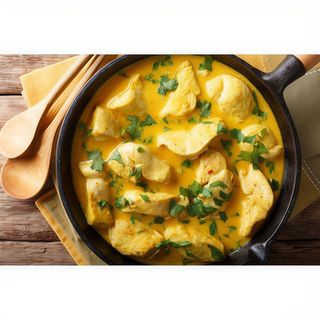Pollo Con Salsa de Curry