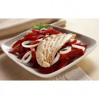 Ensalada De Pimientos Con Ventresca