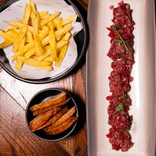 Steak Tártar de vaca vieja.