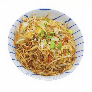 Yakisoba Con Verduras Y Huevos蔬菜炒面