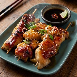 Yakitori de pollo (3 uds.)鸡串