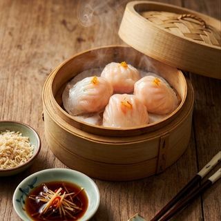 Empanadillas de gambas (5 uds.)水晶虾饺